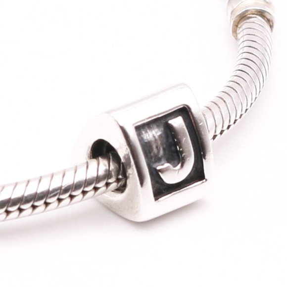 Authentic PANDORA Retired Alphabet Letter - J - 790323J - Picture 2 of 8
